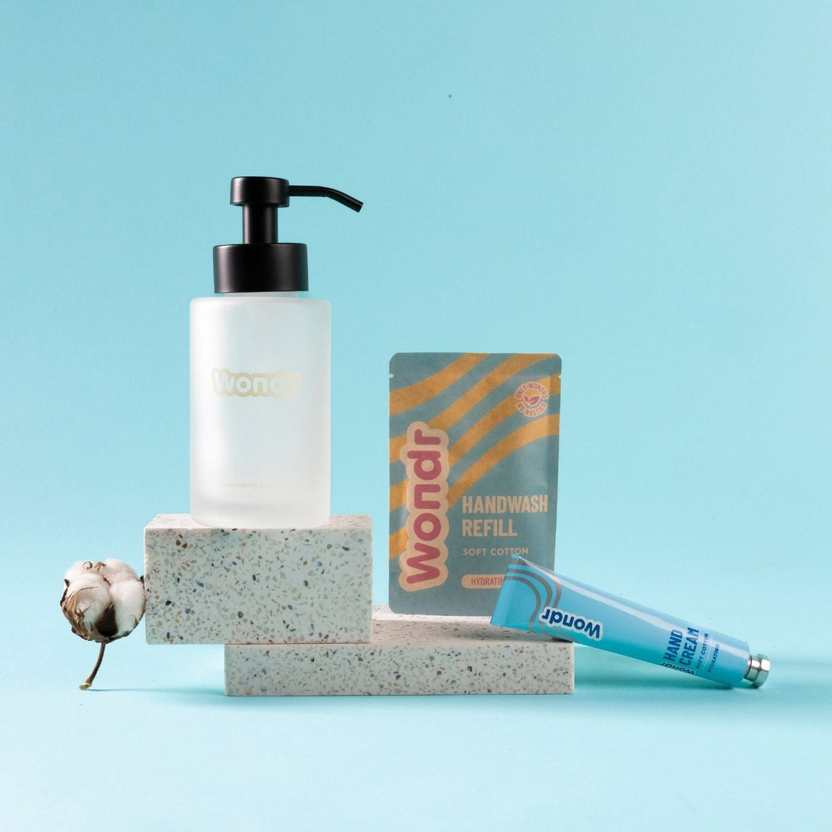 COTON DOUX | Flacon de savon pour les mains + Recharge