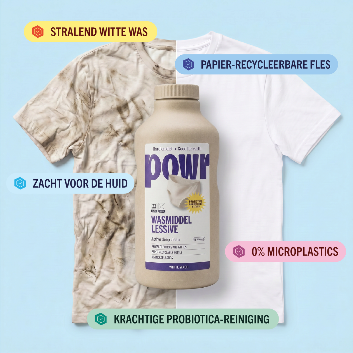 POWR Liquid POWR linge blanc