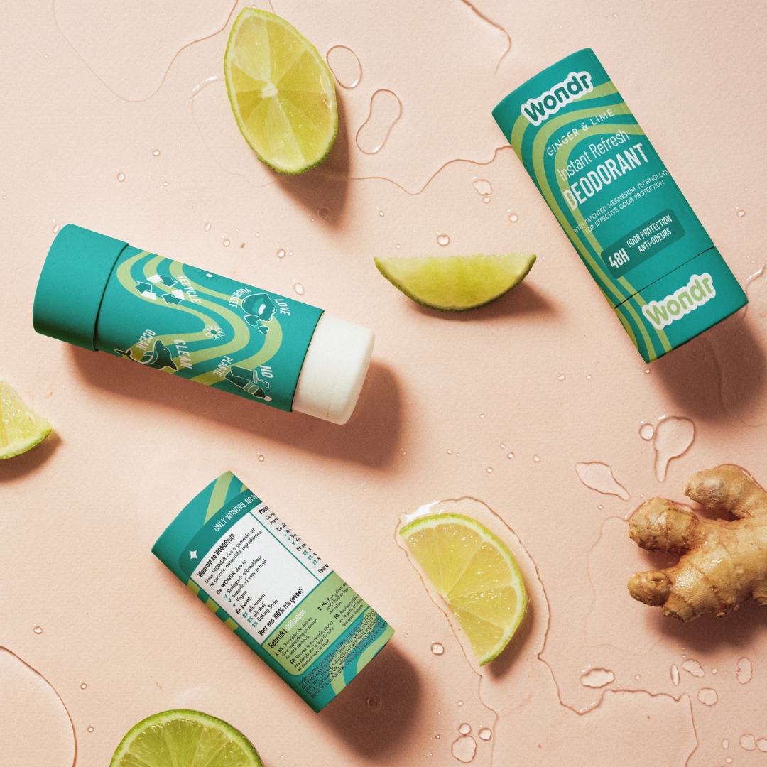 GINGEMBRE ET CITRON VERT | Déodorant Rafraîchissement Instantané