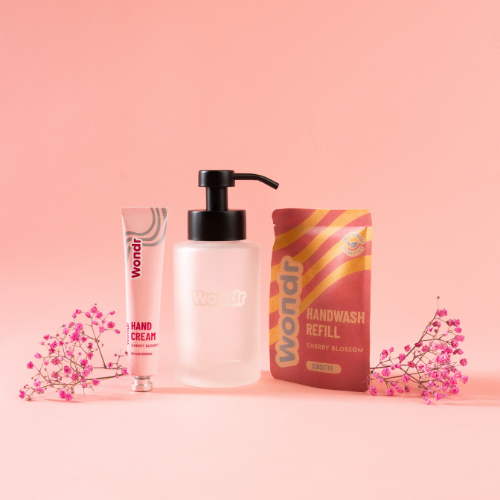 FLEUR DE CERISIER | Flacon de savon pour les mains + recharge