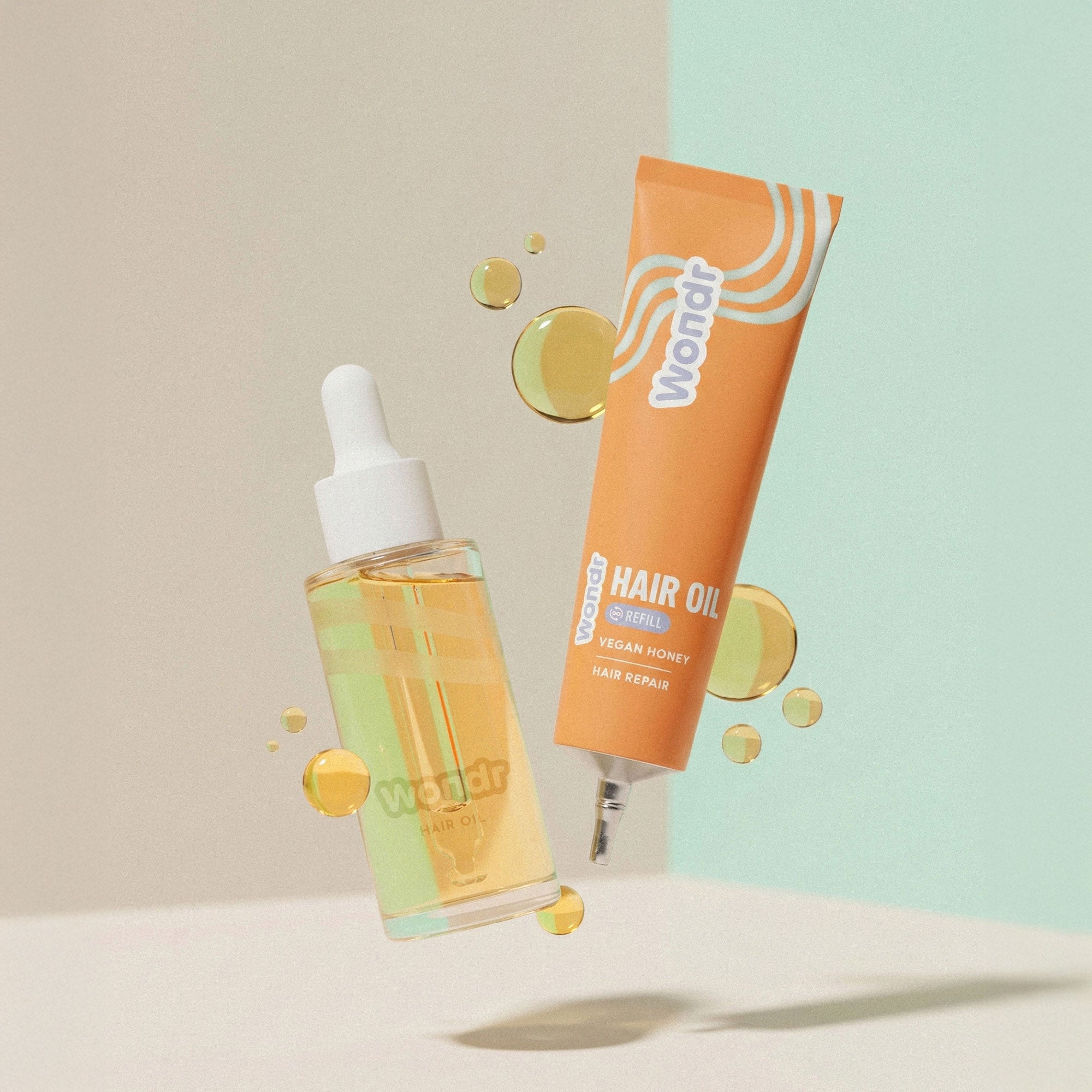 Vegan Honey Hair oil Recharge | Anti-frisottis & réparation