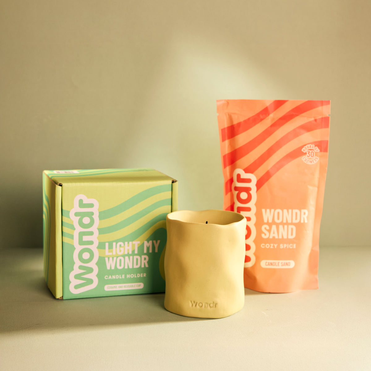 COZY SPICE | Kit de bougies Light my WONDR