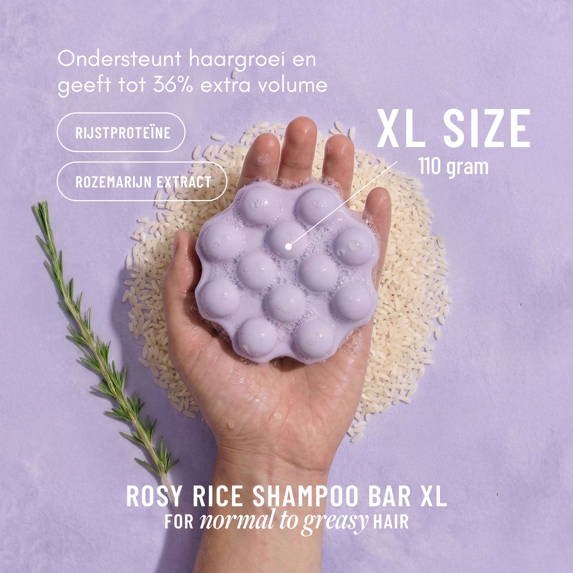 RIZ ROSE | Shampoing solide